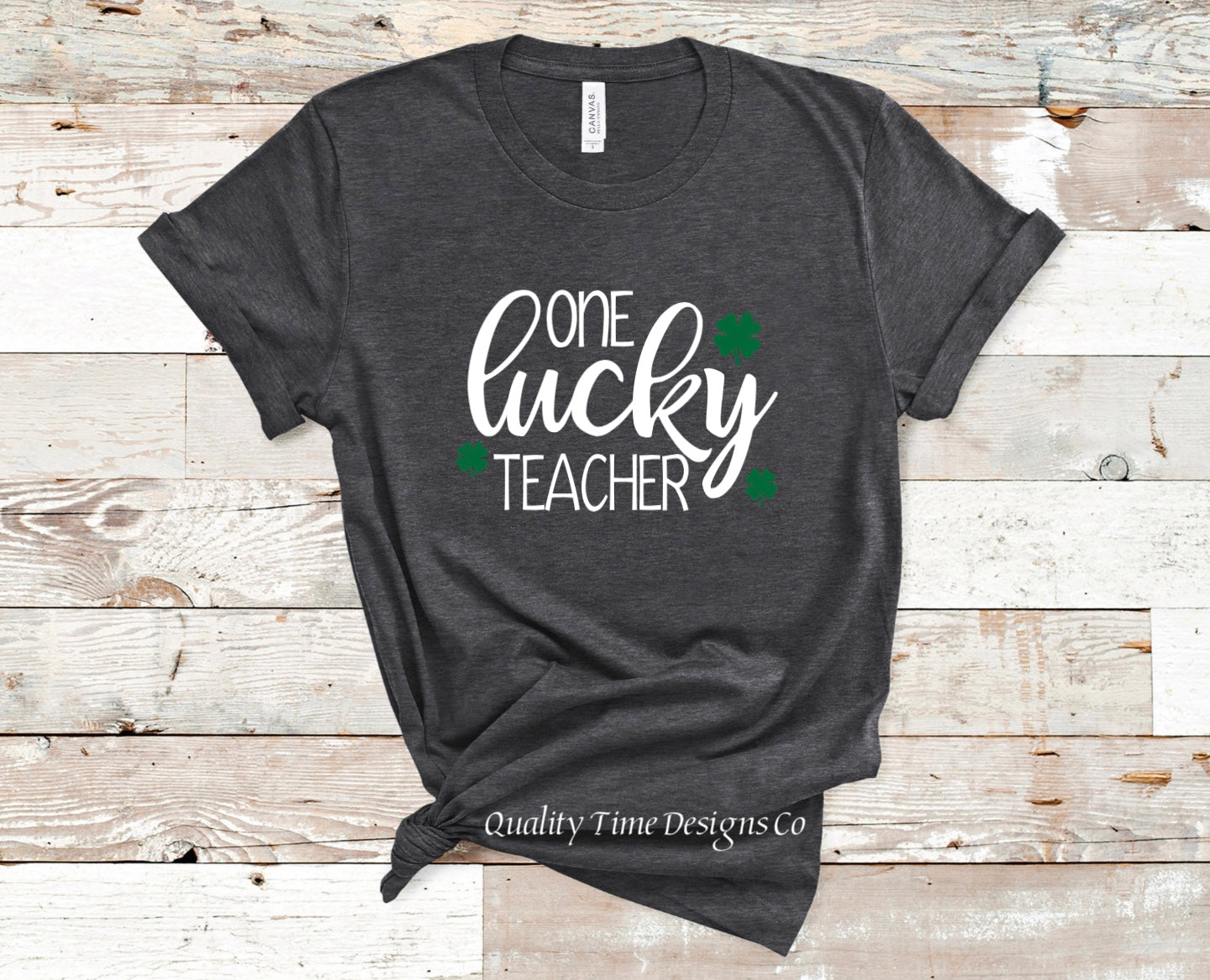 One lucky teacher t-shirt 