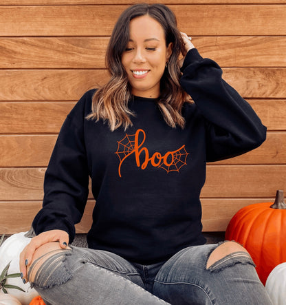 Boo halloween crewneck sweatshirt