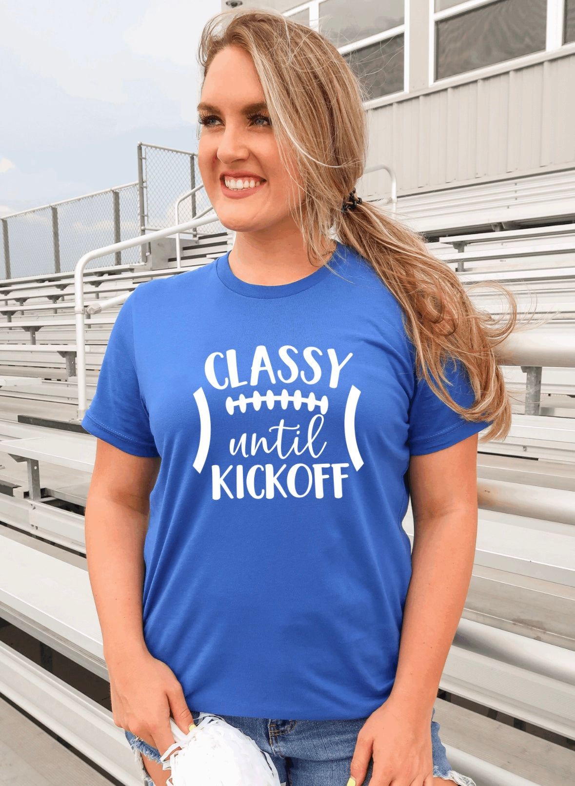 Classy until kickoff t-shirt 