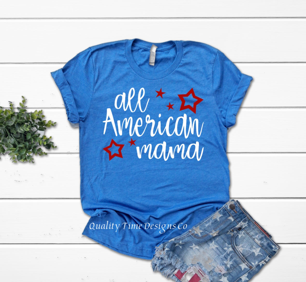 All American Mama t-shirt 