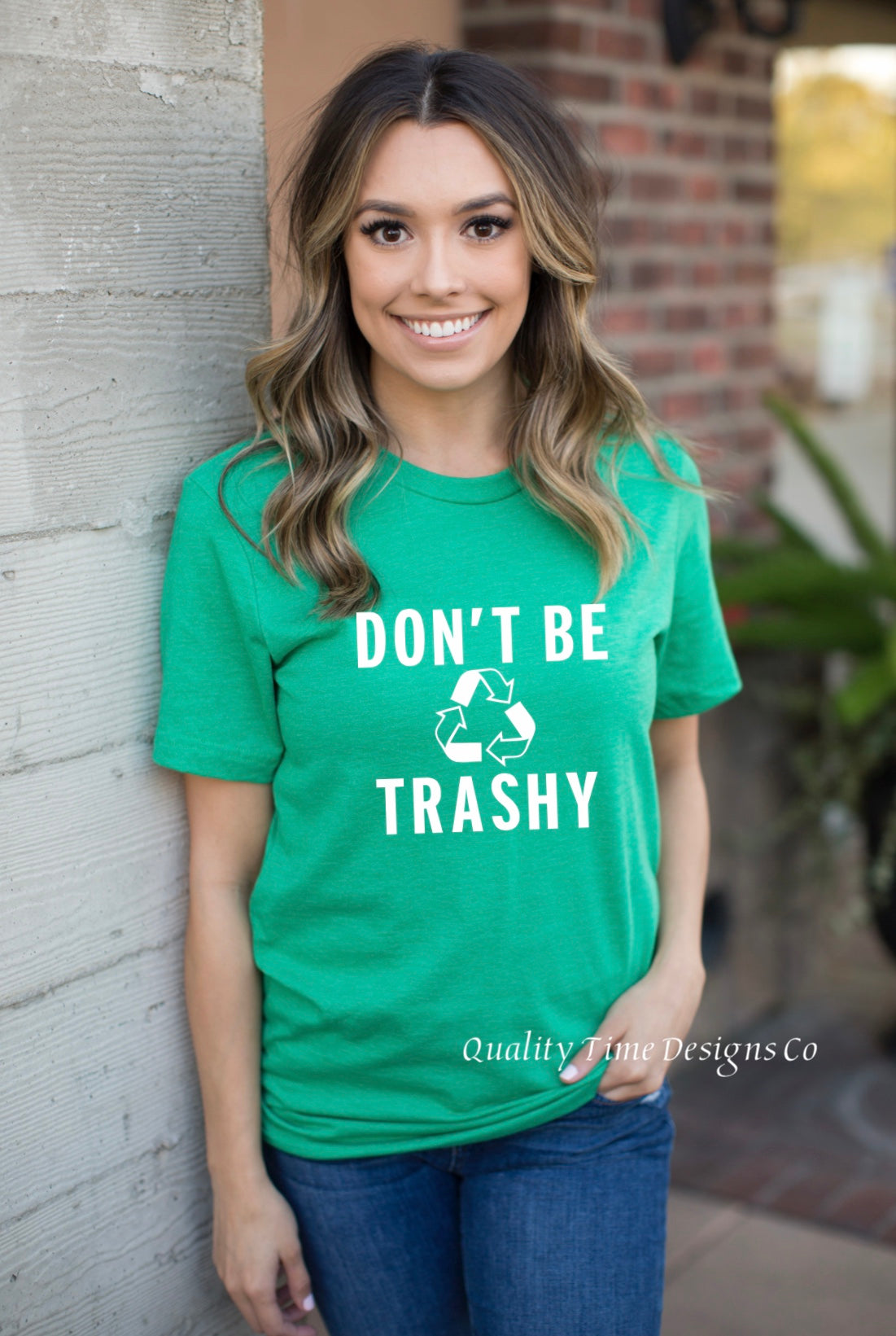 Don’t be trashy Recycling t-shirt 