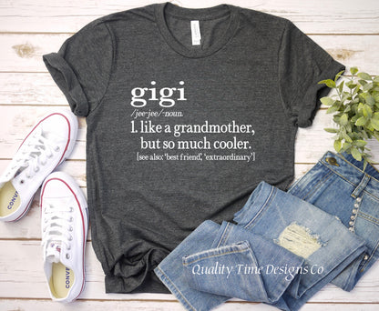Gigi definition t shirt