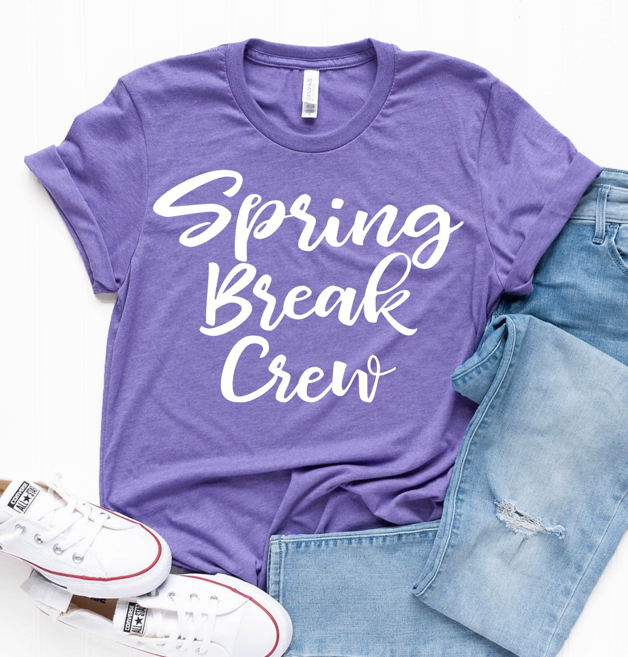 Discounted Item- Spring Break Crew- Medium t-shirt