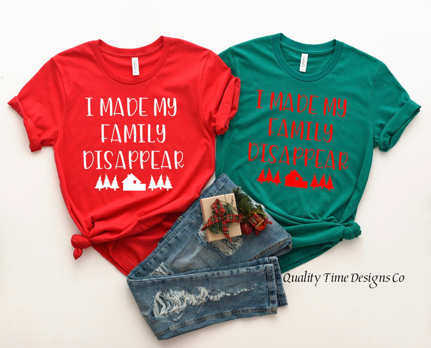 I made my family disappear t-shirt 