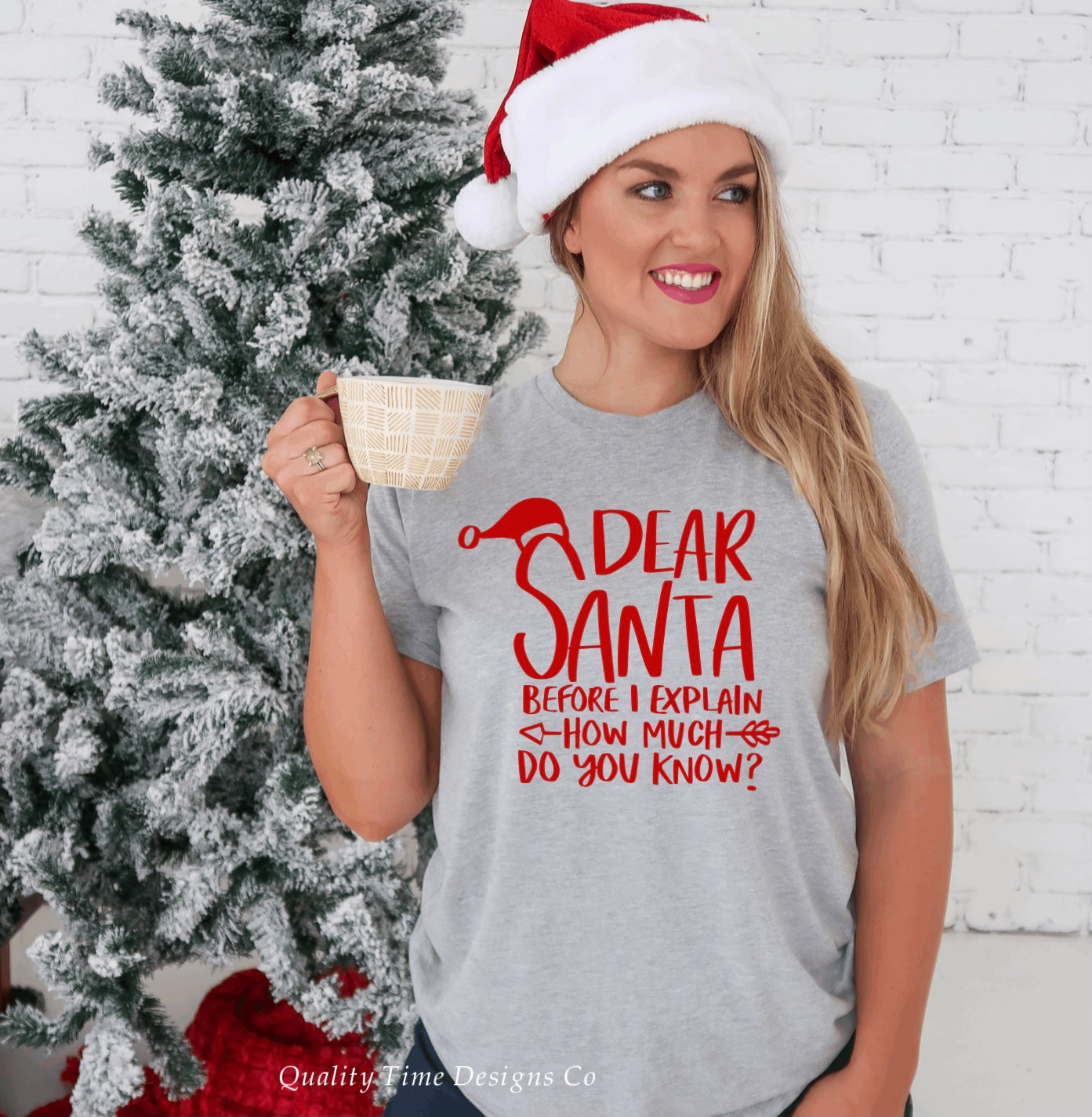 Dear Santa before I explain how much do you know t-shirt 