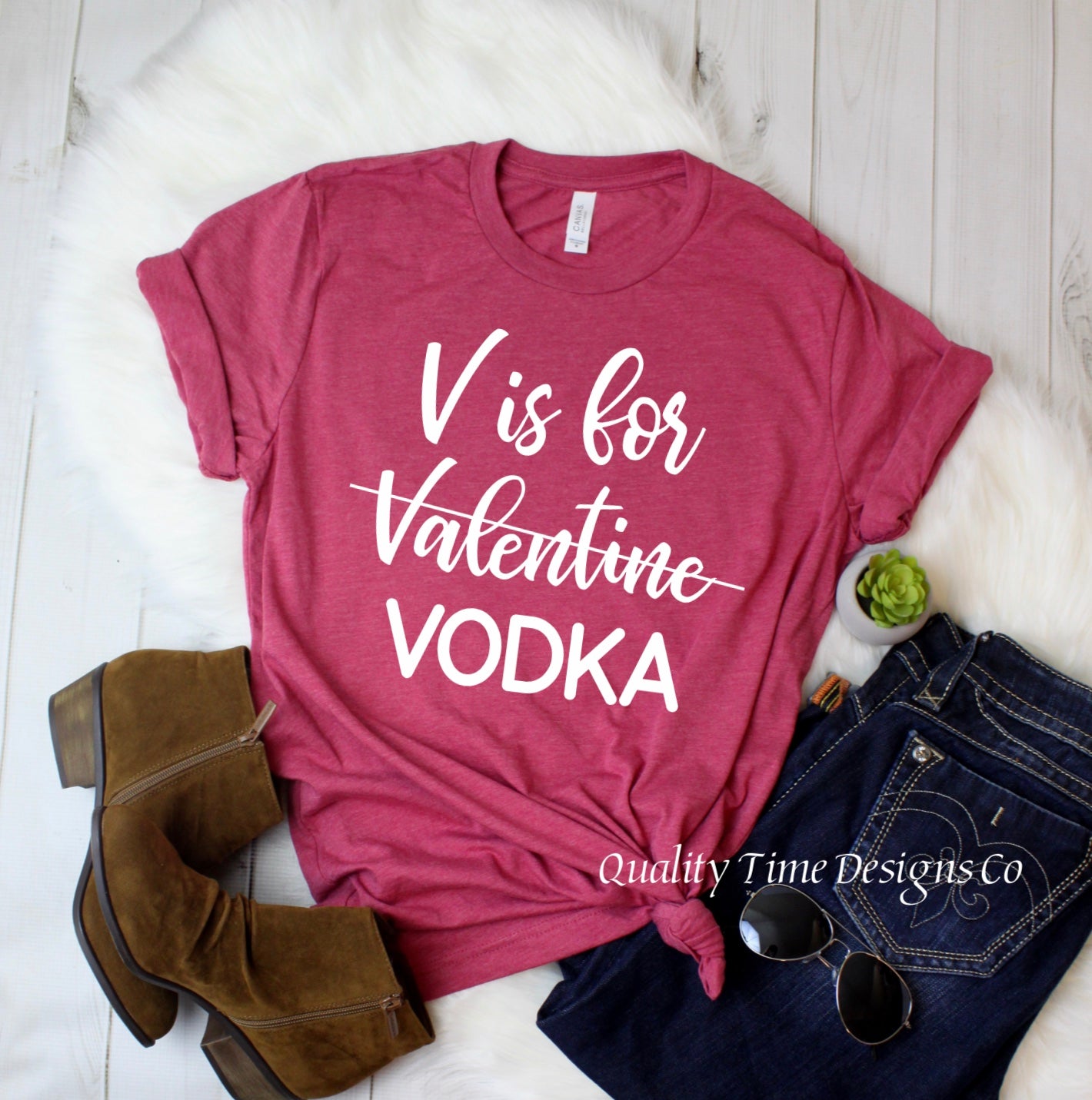 V is for Vodka t-shirt 