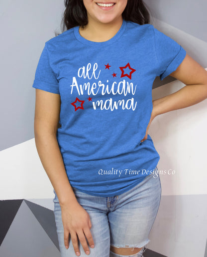 All American Mama t-shirt 
