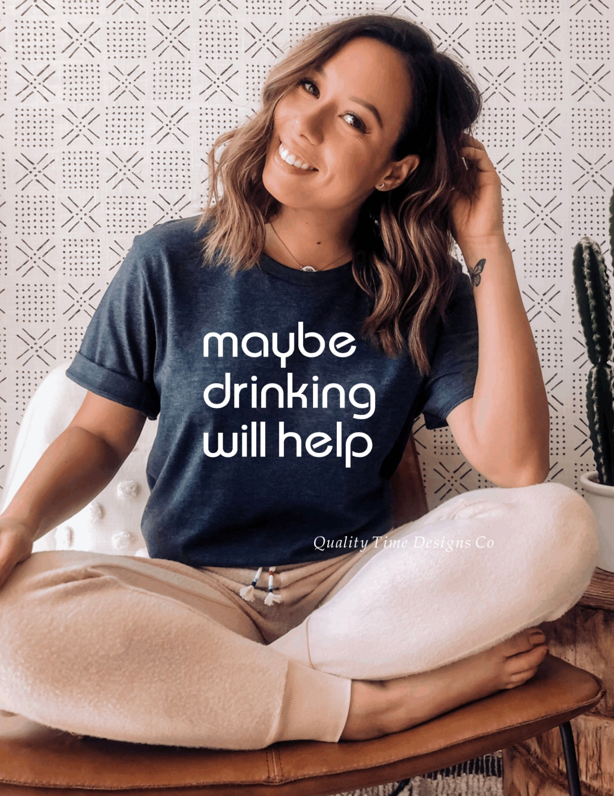 Maybe drinking will help t-shirt 