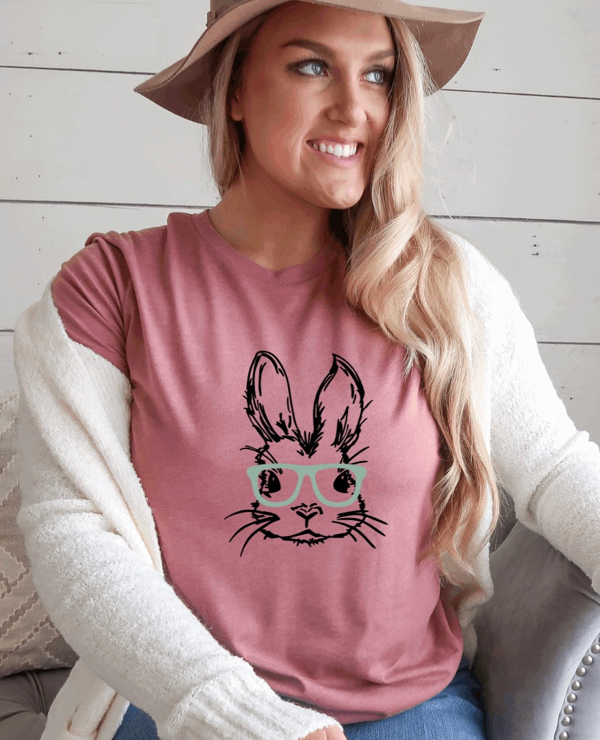 Pink store bunny shirt