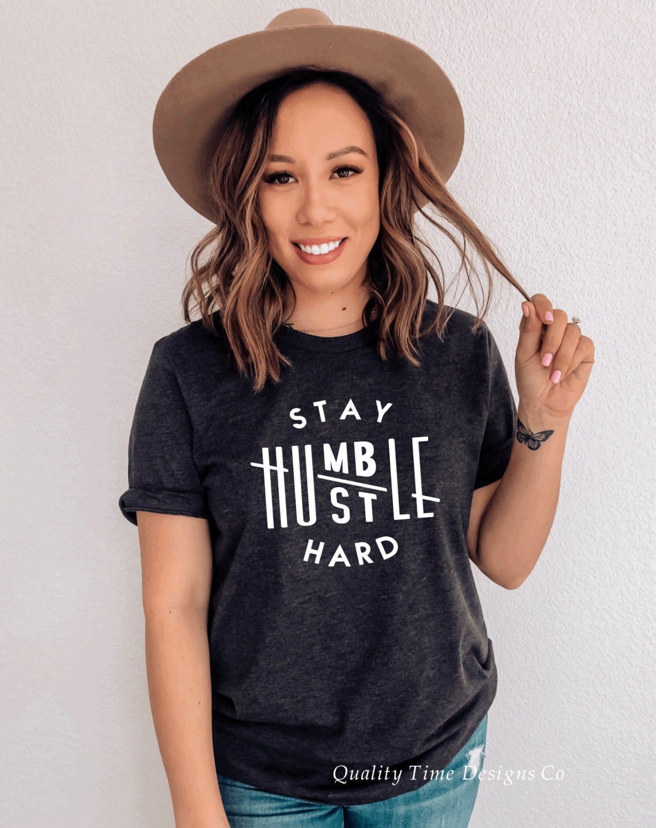 Stay humble hustle hard t-shirt 