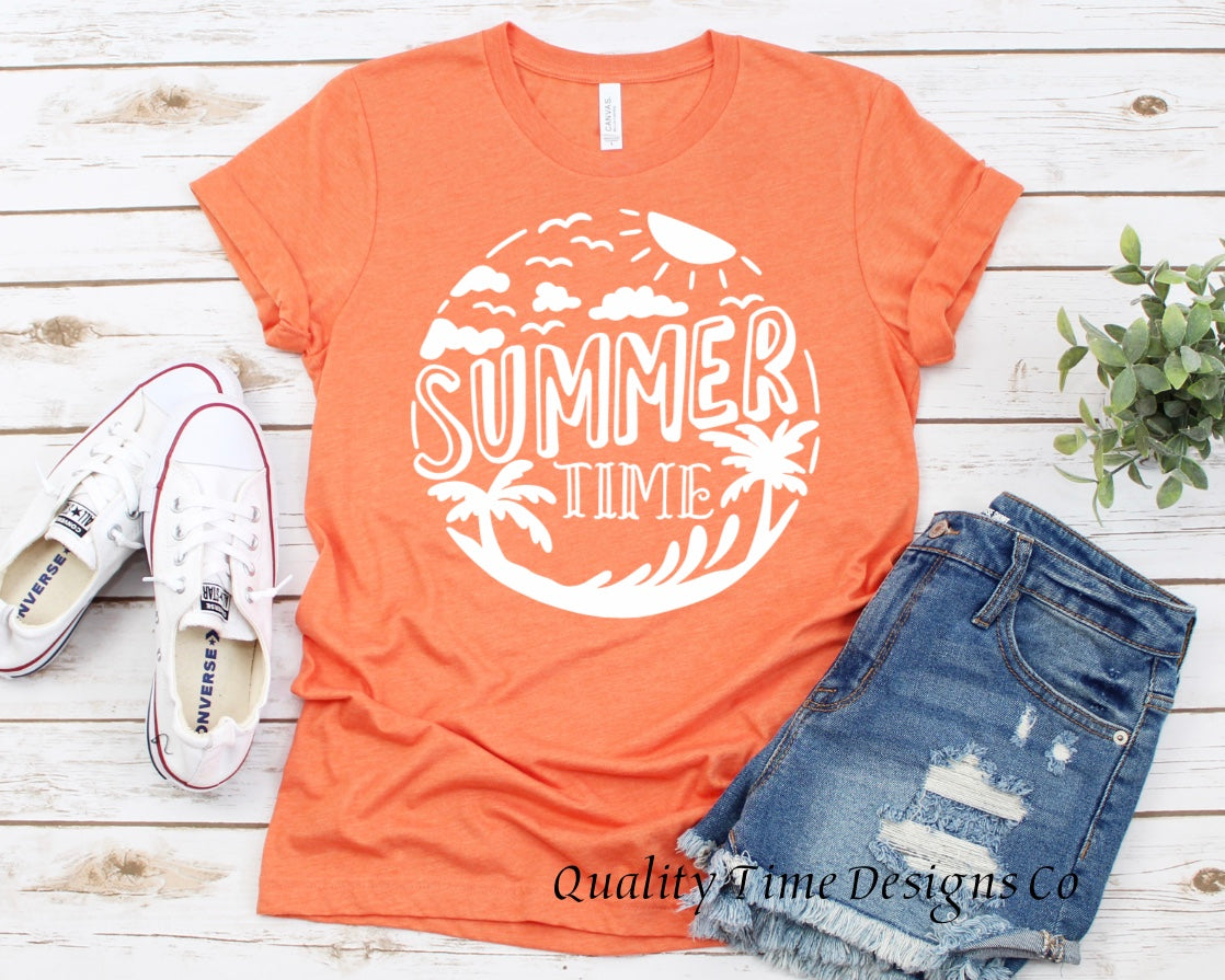 Summertime graphic t-shirt 