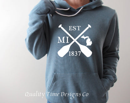 Michigan established 1837 hoodie