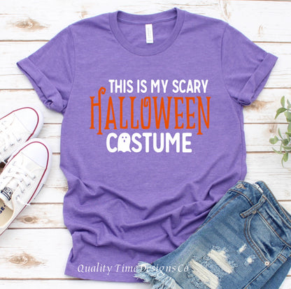 This is my scary Halloween costume t-shirt 