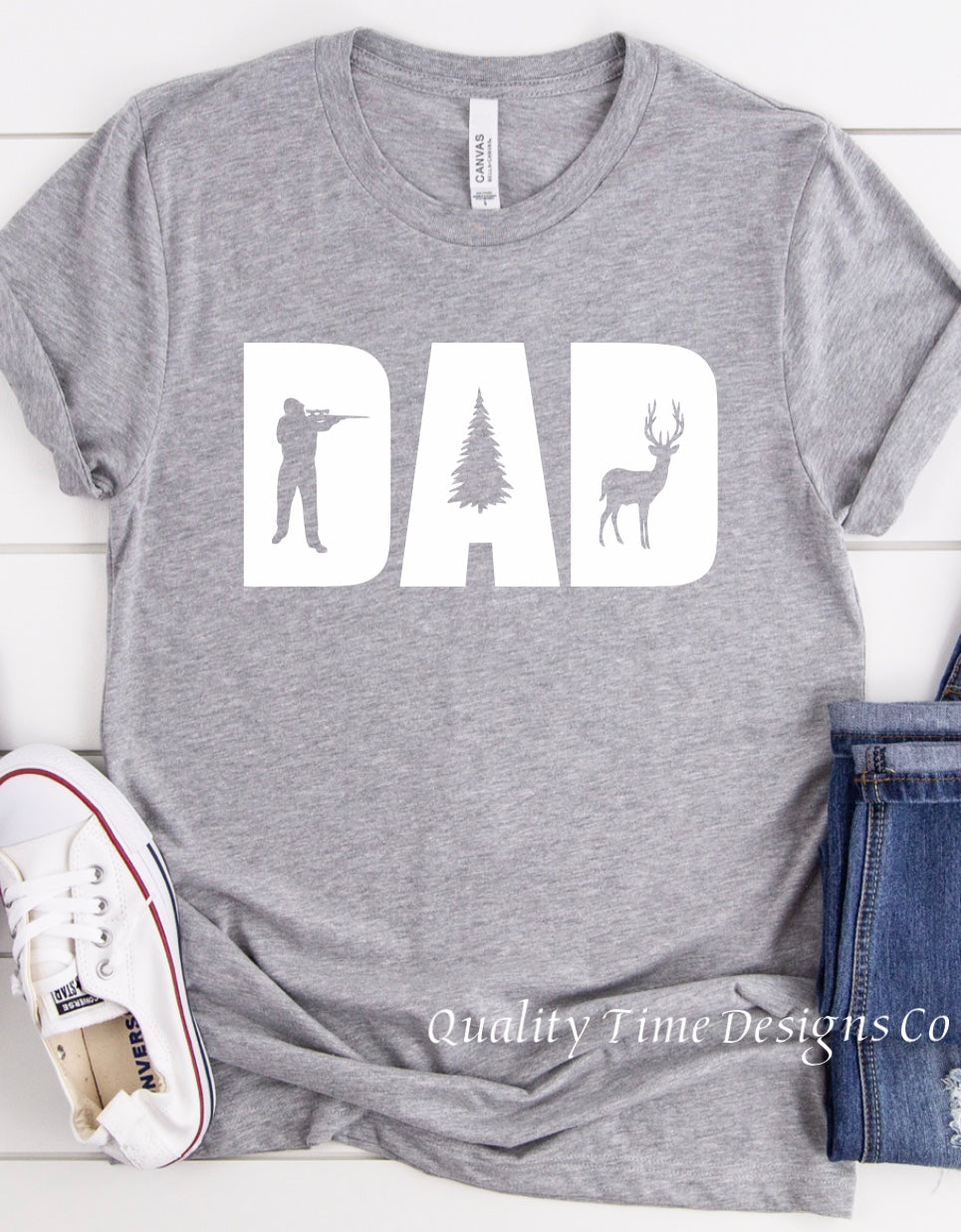 Dad knockout hunting t-shirt 
