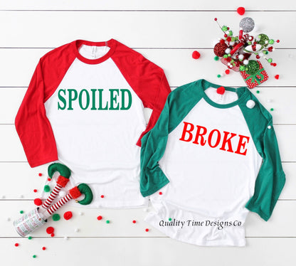 Spoiled and broke raglans