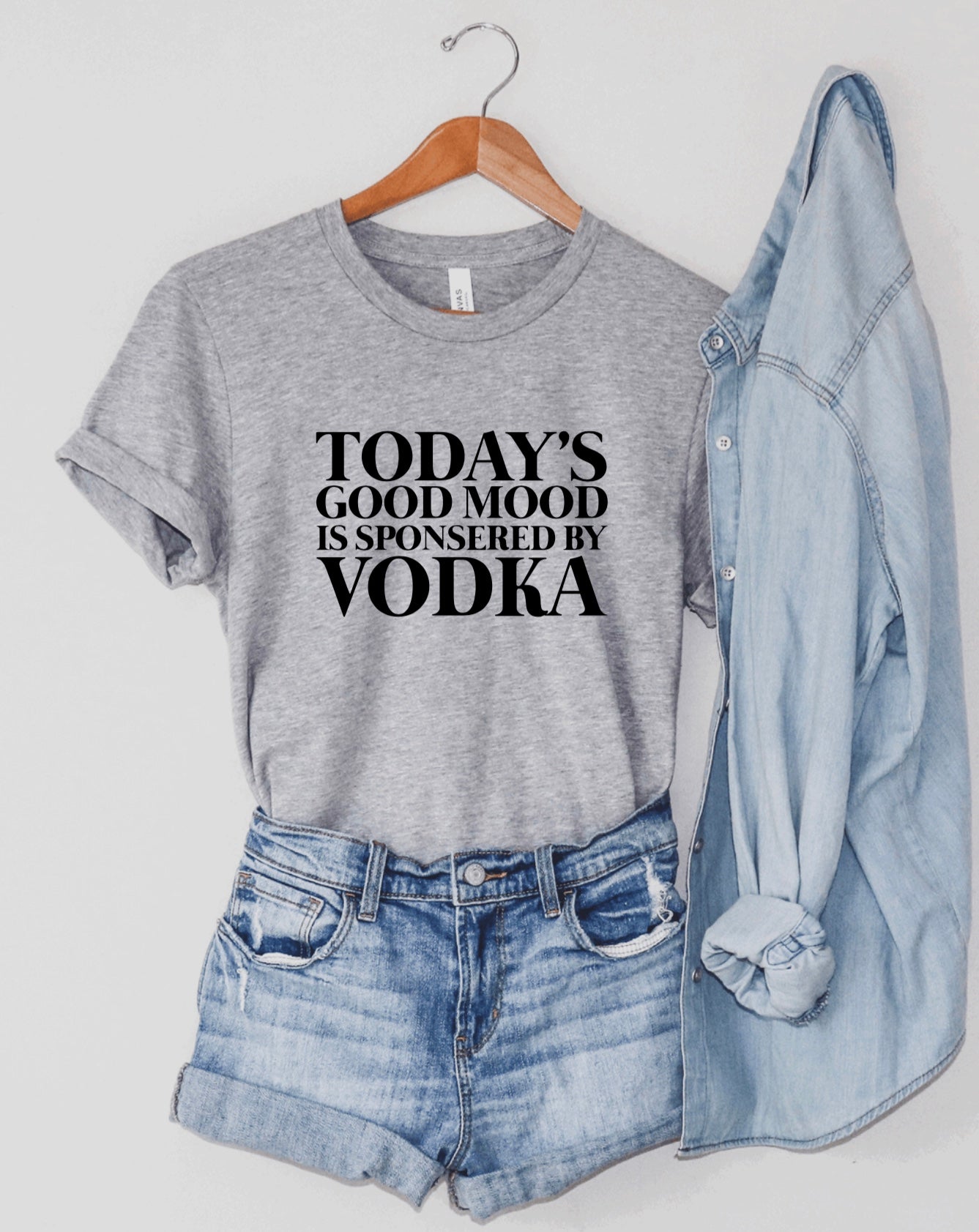 Today’s good mood is sponsored by vodka t-shirt 