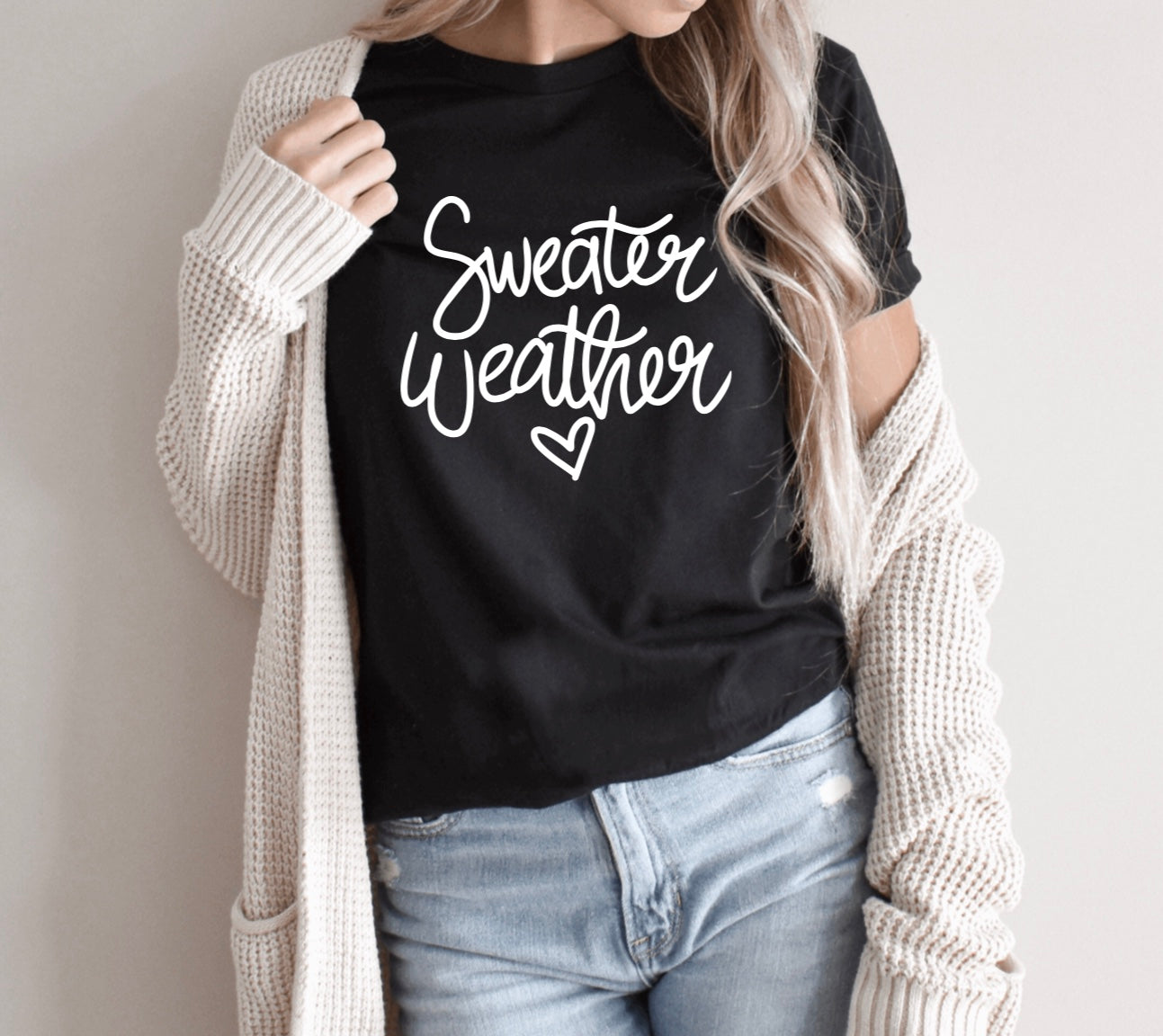 Sweater Weather t shirt Quality Time Designs Co