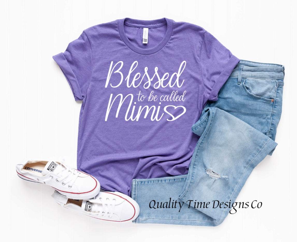 Blessed to be called Mimi t-shirt 