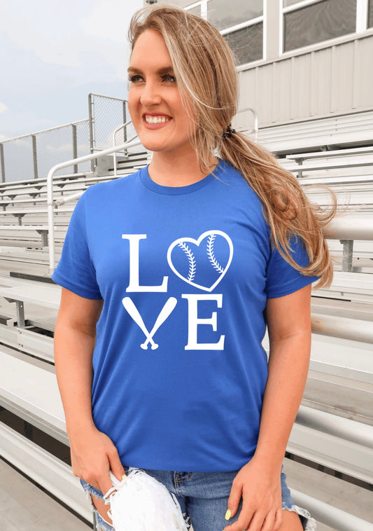 Love baseball t-shirt 