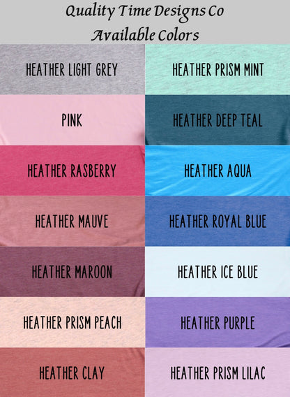 Quality time designs co color chart
