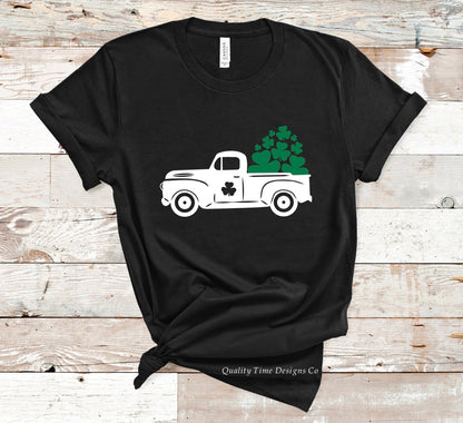 shamrock vintage truck t shirt